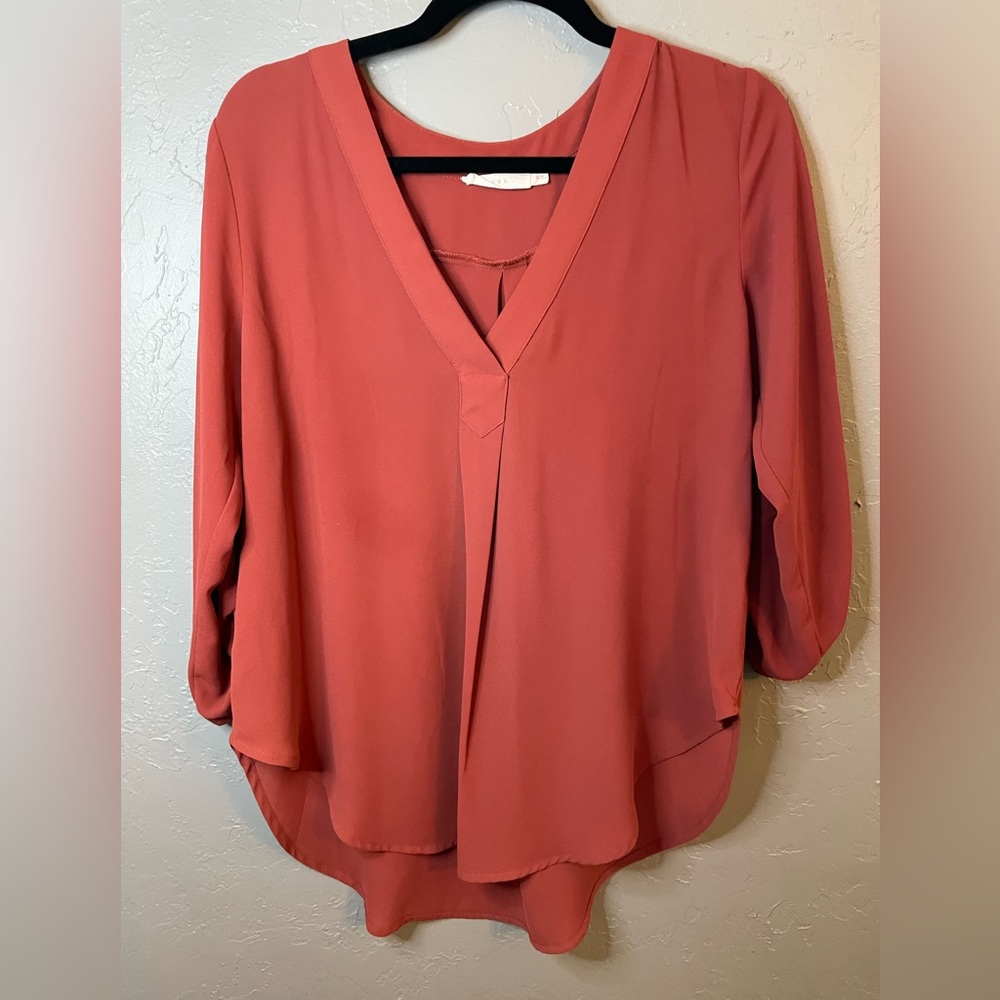 LUSH Kella V Neck Blouse